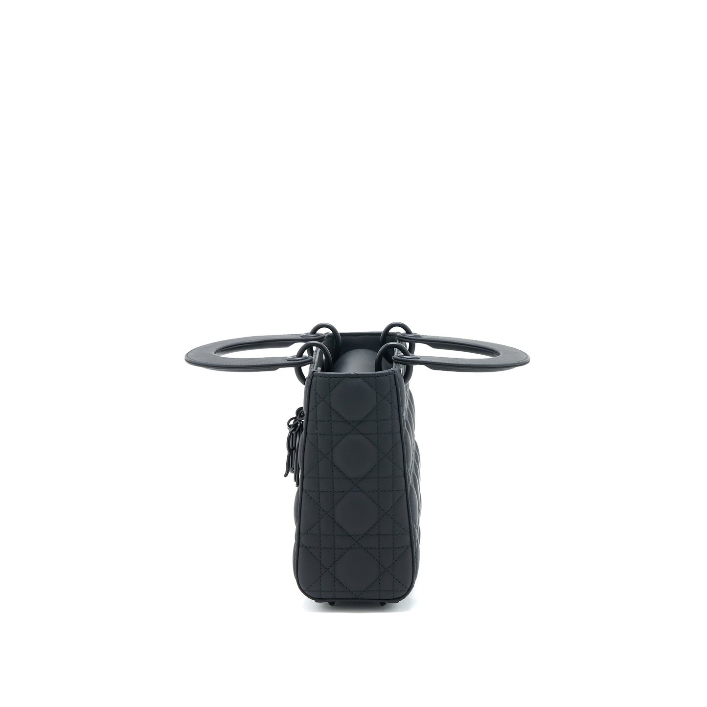 Dior Lady Calfskin So With Hardware Handbag Black Small Travel Bag