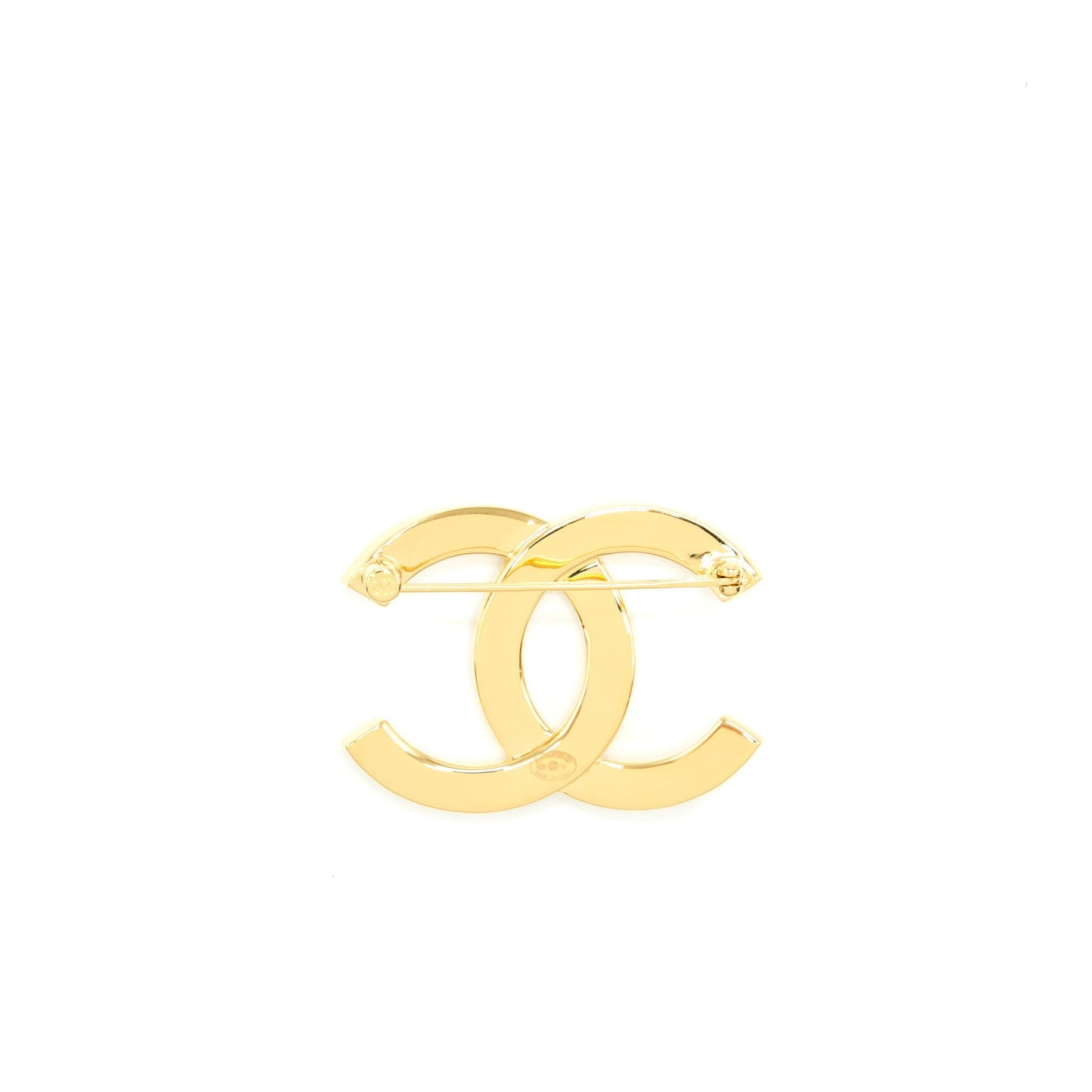 Chanel CC logo letter brooch LGHW Gold Handbag