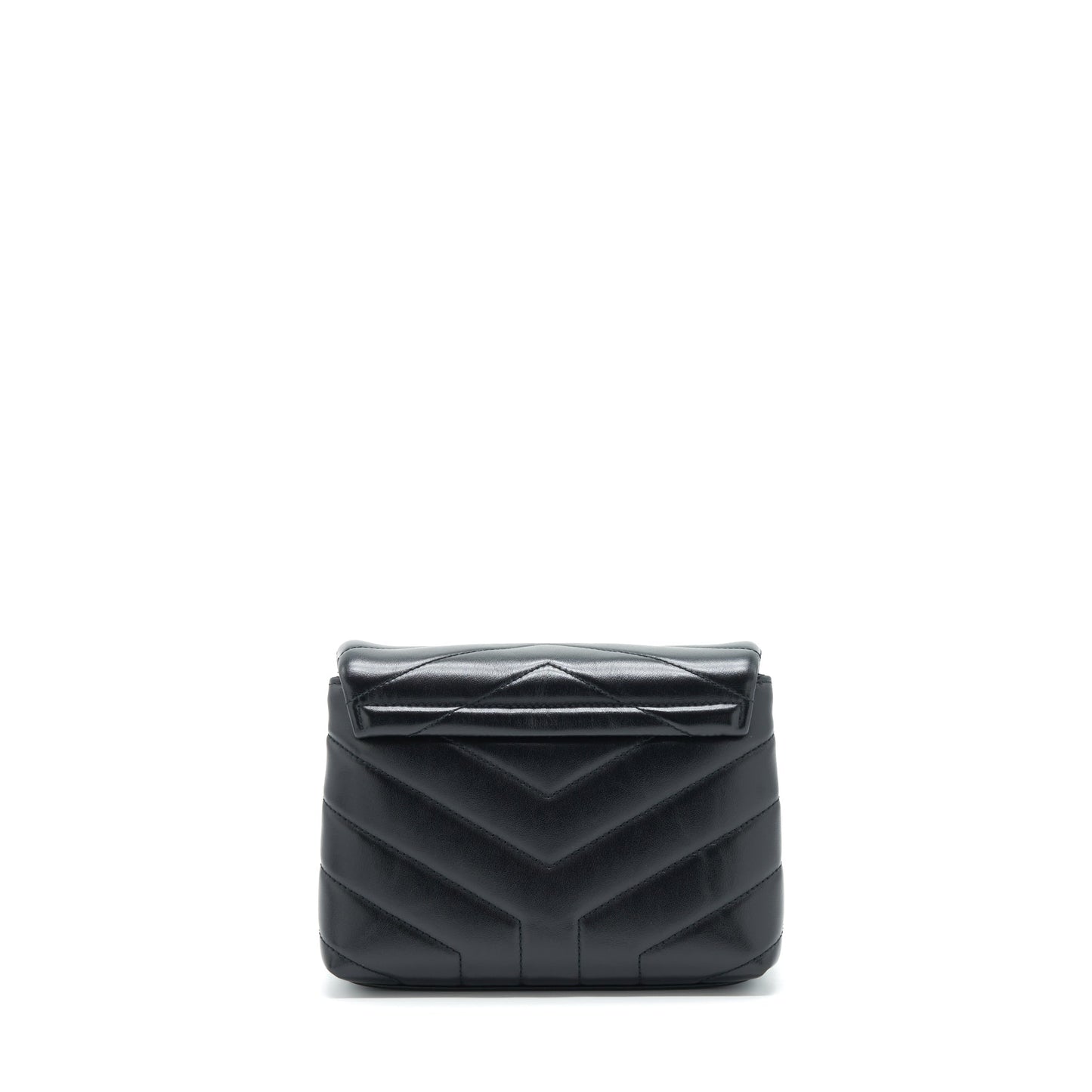YSL Saint Laurent Toy Loulou Purse Travel Bag Quilted Black