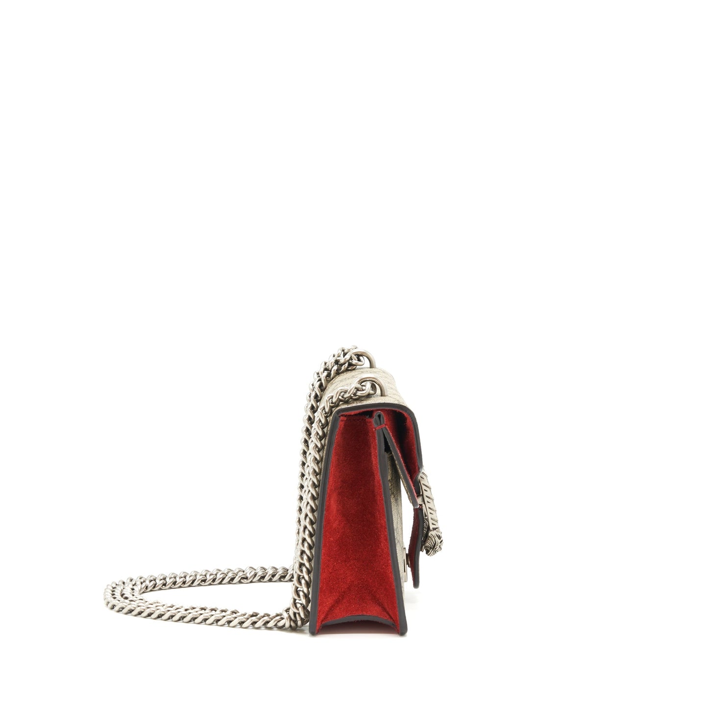 Gucci Dionysus Supreme Bag Red Mini Travel Bag