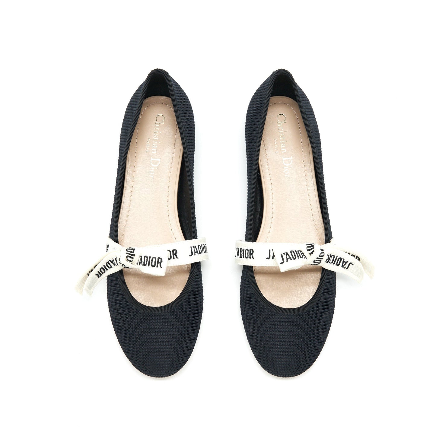 Dior Size Miss J'A Ballet Flat Handbag Black Shoes