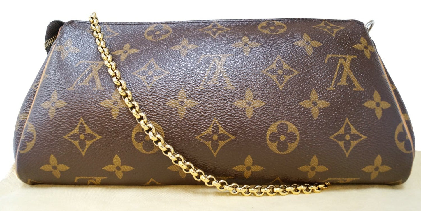 Louis Pochette Eva Clutch Crossbody Bag Canvas Monogram Bag Tt2434
