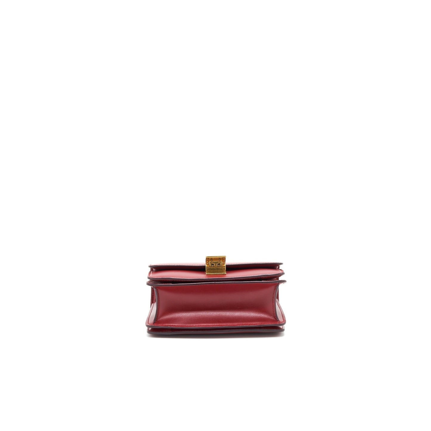 Celine Classic Box Purse With Handbag Red Small Travel Bag