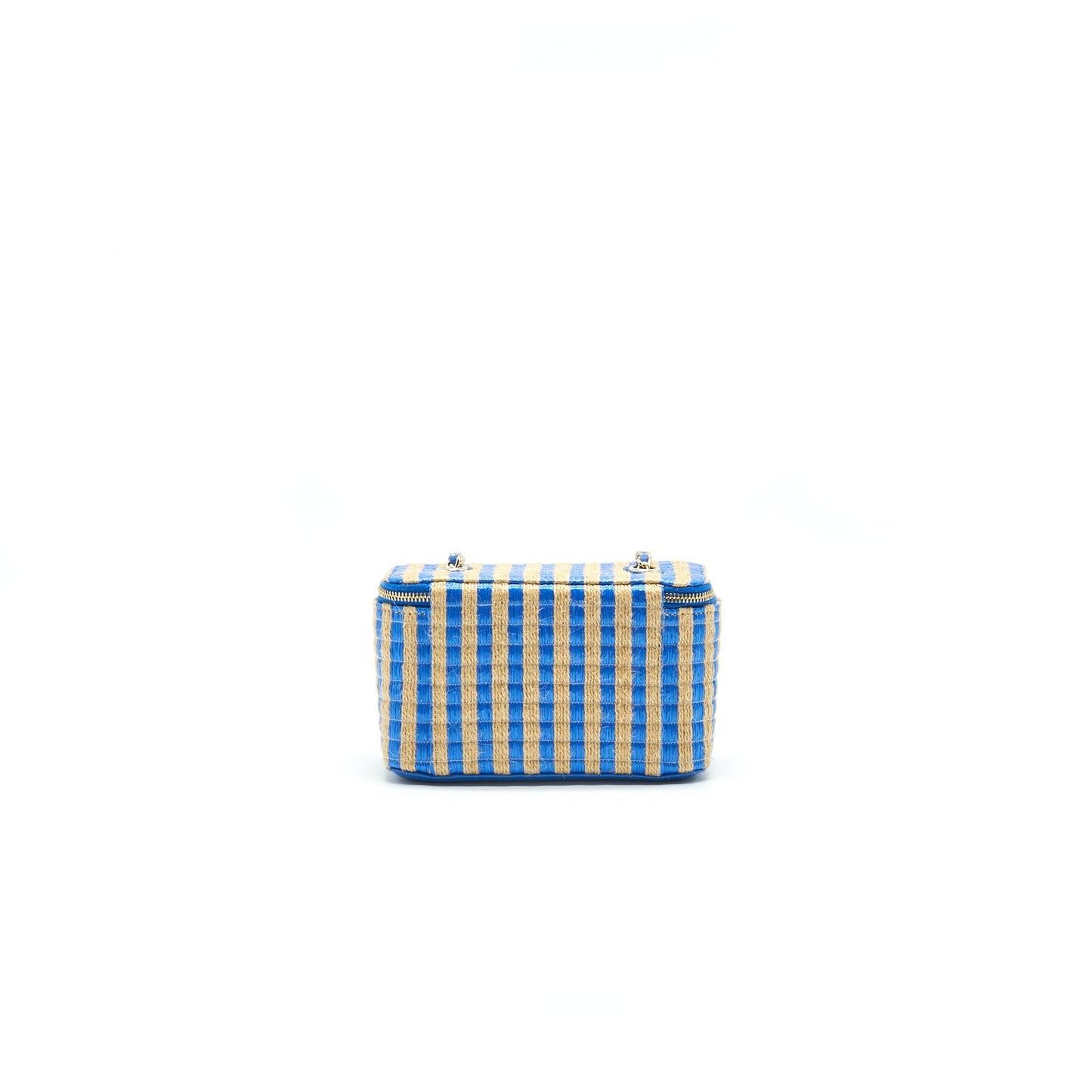 Chanel Vanity & Black Blue Beige Small Handbag