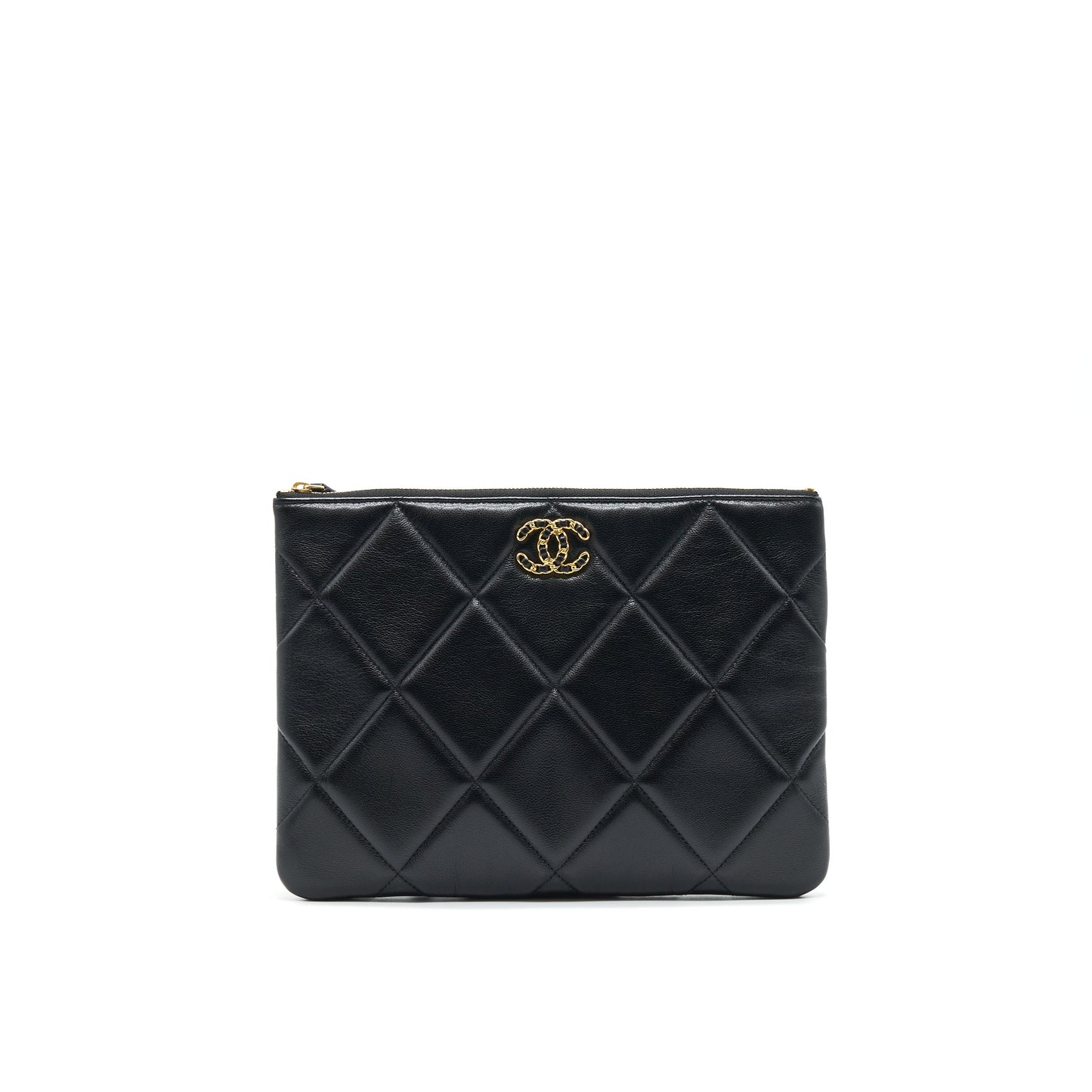 Chanel 19 GHW Black Handbag