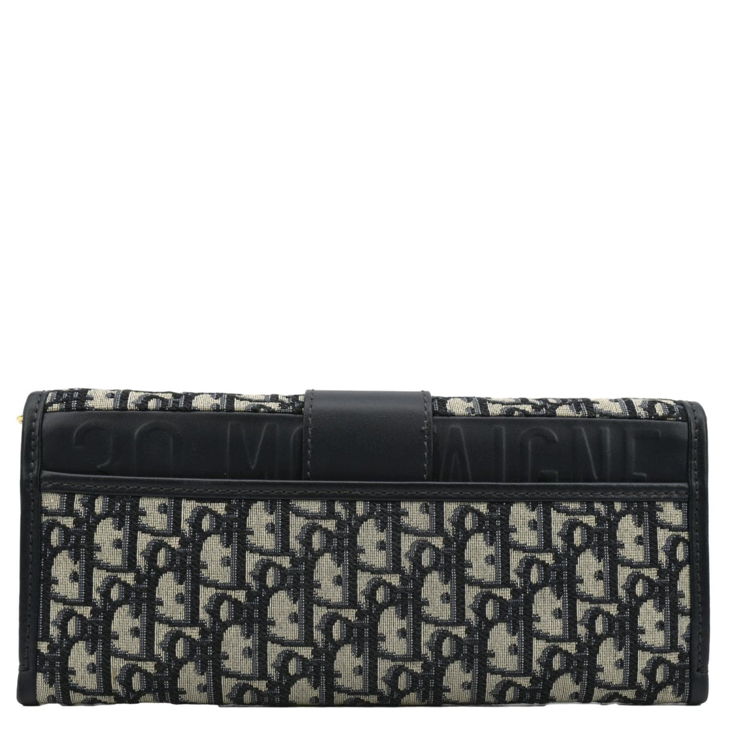 Dior Montaigne Oblique Jacquard Crossbody Clutch Handbag Blue Crossbody Bag