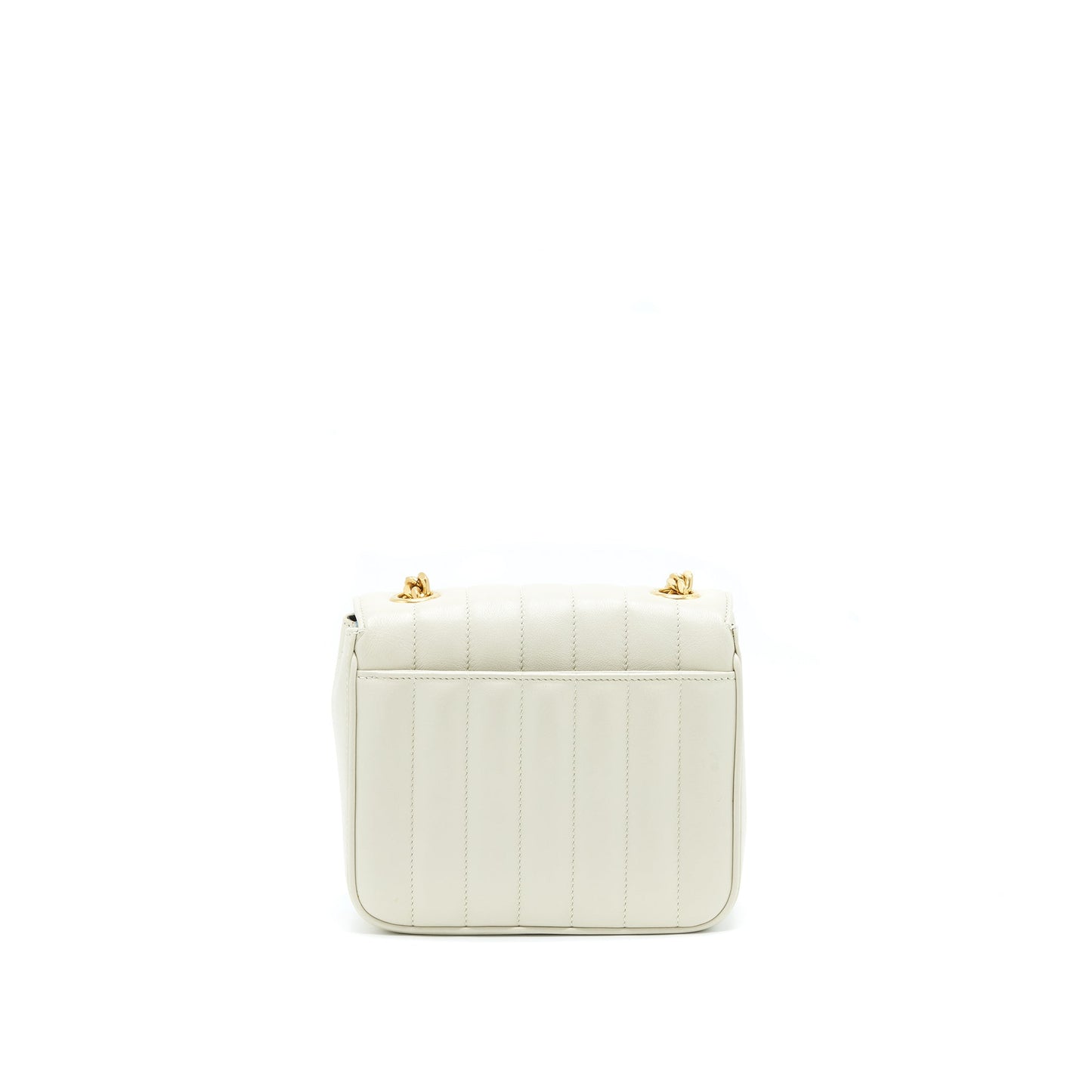 YSL Saint Laurent Saint Laurent Vicky Purse Light Travel Bag Beige Chain