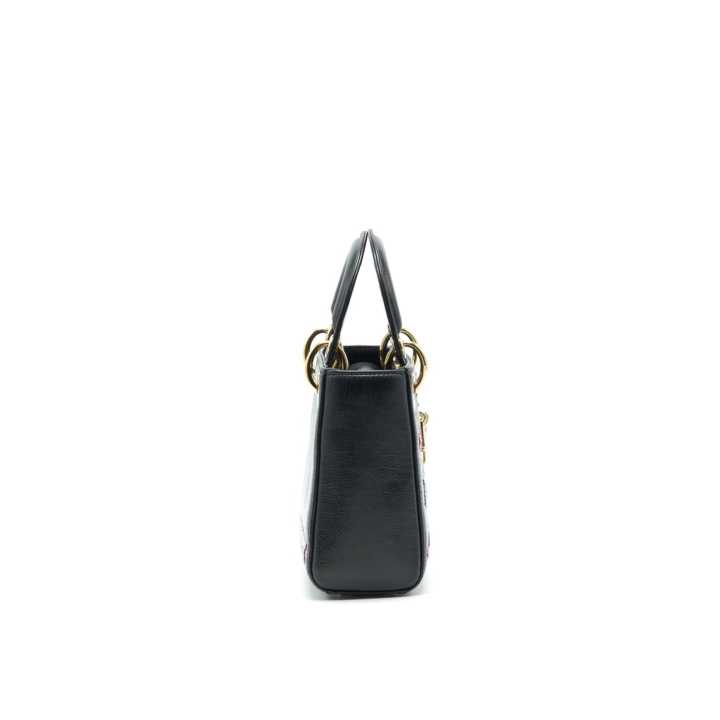 Dior Lady Limited Edition Handbag Black Mini Travel Bag