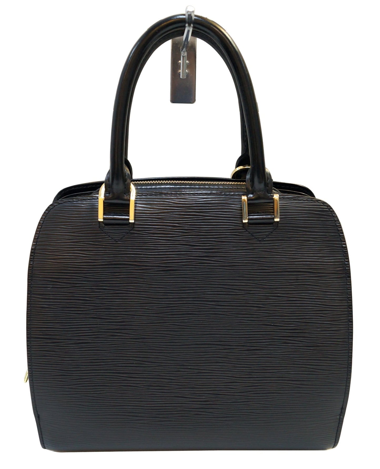 Louis Epi Pont Neuf Pm Satchel Bag Leather Black Travel Bag