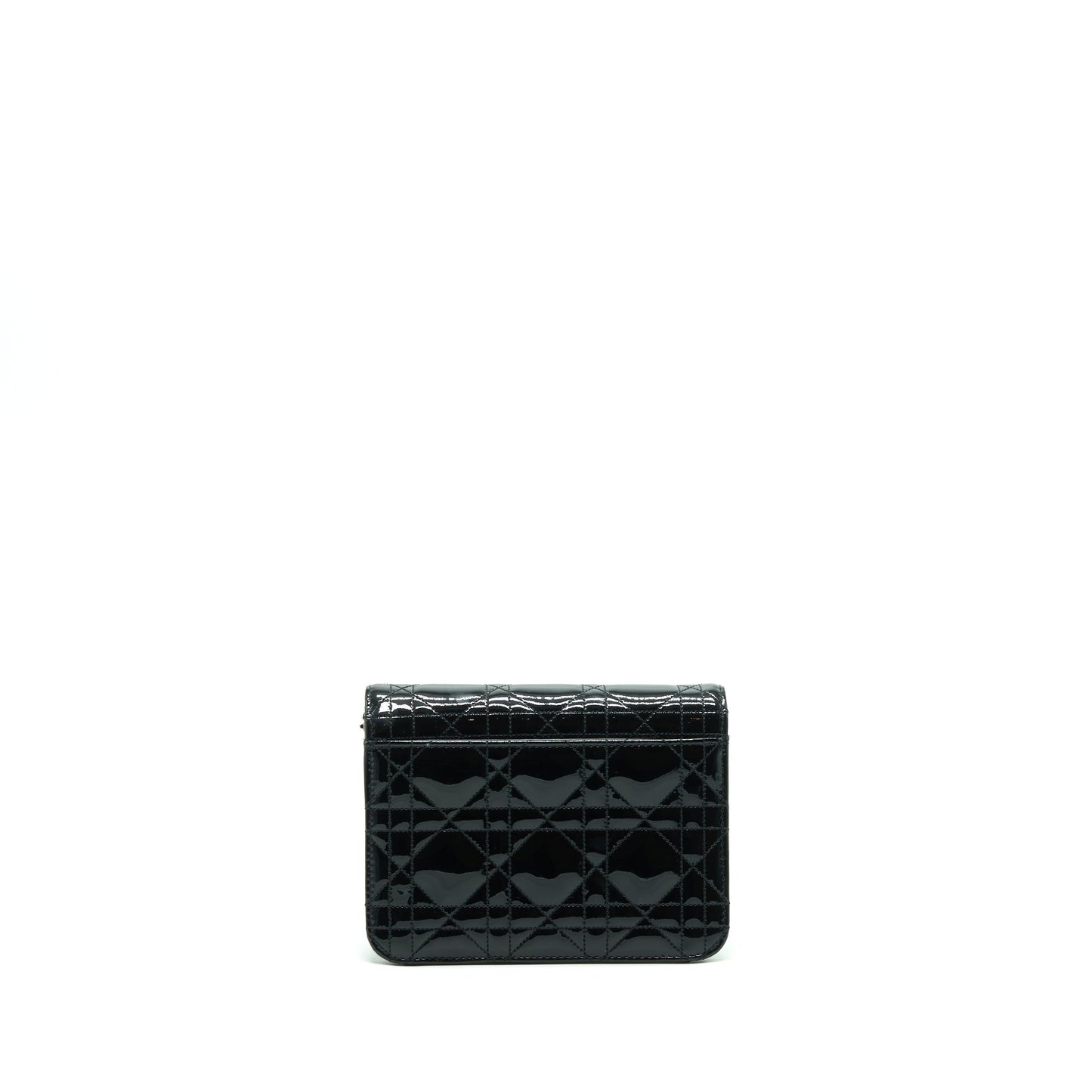 Dior Miss Purse Patent Handbag Black Mini Travel Bag