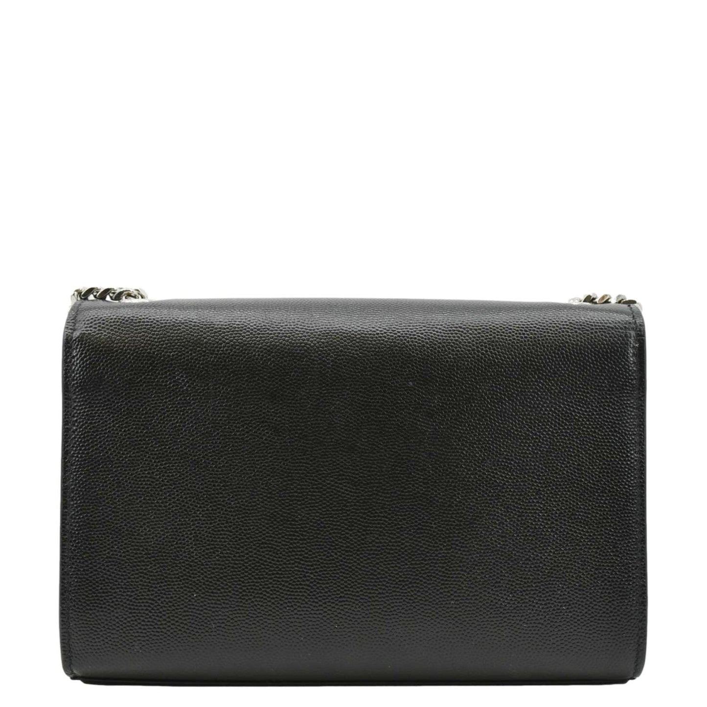 YSL Saint Laurent Yves Kate Clutch Crossbody Bag Leather Black Chain Clutch Bag