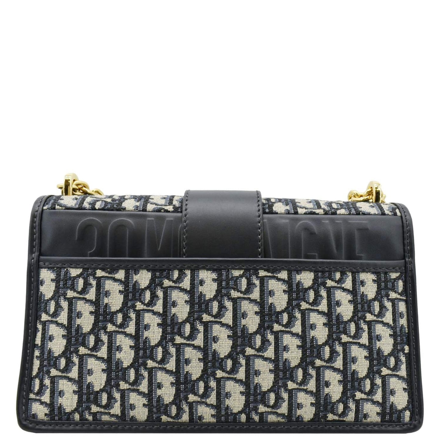 Dior Montaigne Oblique Jacquard Crossbody Clutch Bag Blue Crossbody Bag