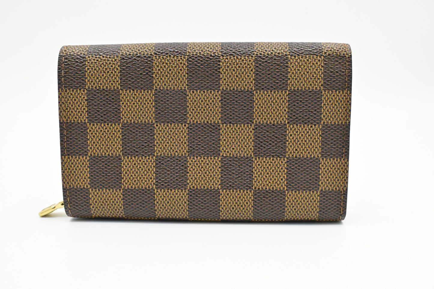Louis Vuitton Trésor Ebene Canvas Damier Wallet Case