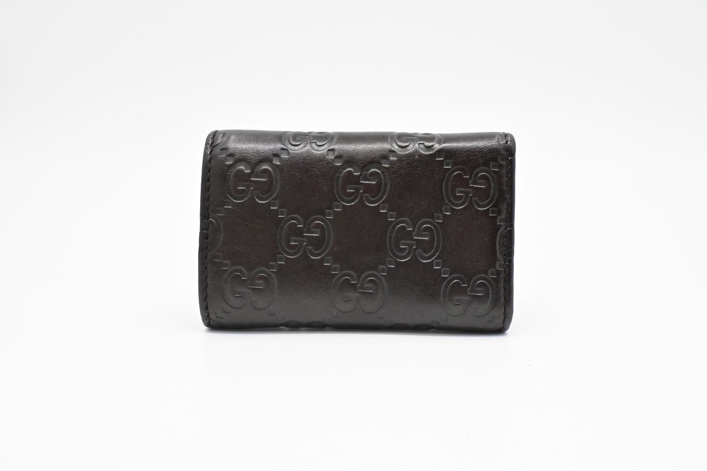 Gucci 6 Key Case Guccissima Leather Brown Handbag