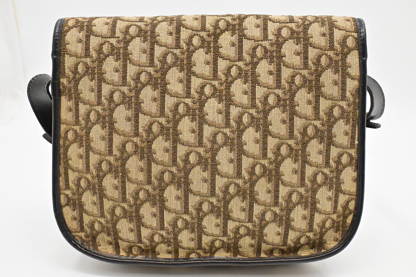 Dior Shoulder Bag In Oblique Canvas Brown