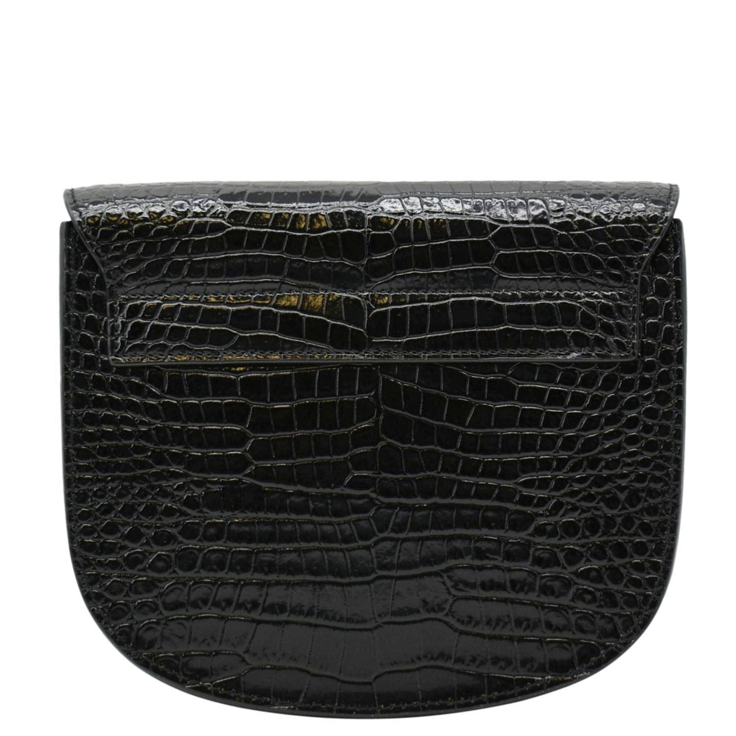 YSL Saint Laurent Yves Kaia Satchel Bag Leather Black Small