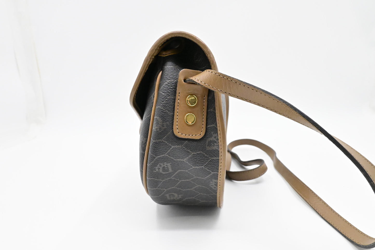 Dior Crossbody In Honeycomb Handbag Canvas Black Crossbody Bag