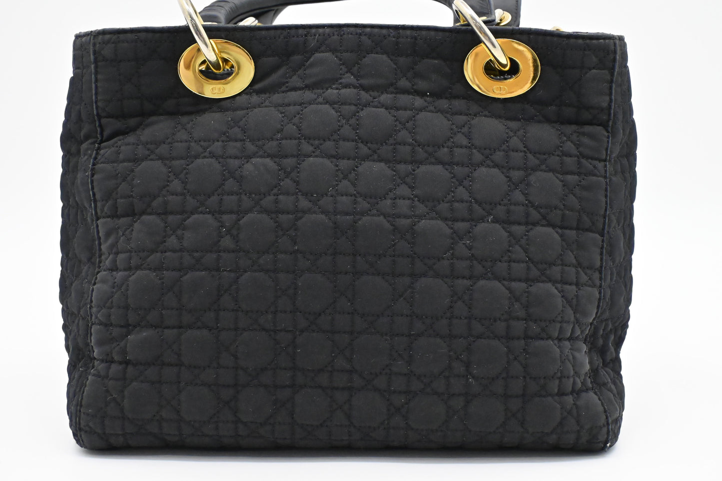Dior Lady In Handbag Nylon Black Travel Bag