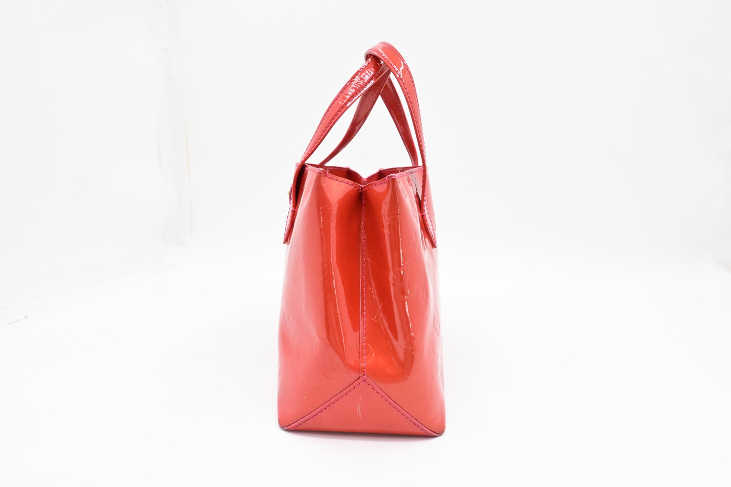 Louis Vuitton Wilshire Rouge Grenadine PM Leather Vernis Handbag