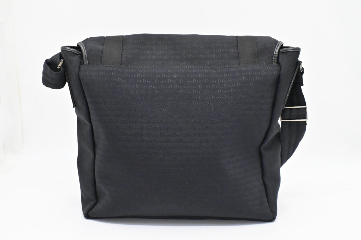 Dior Messenger Bag In Canvas Black Travel Bag