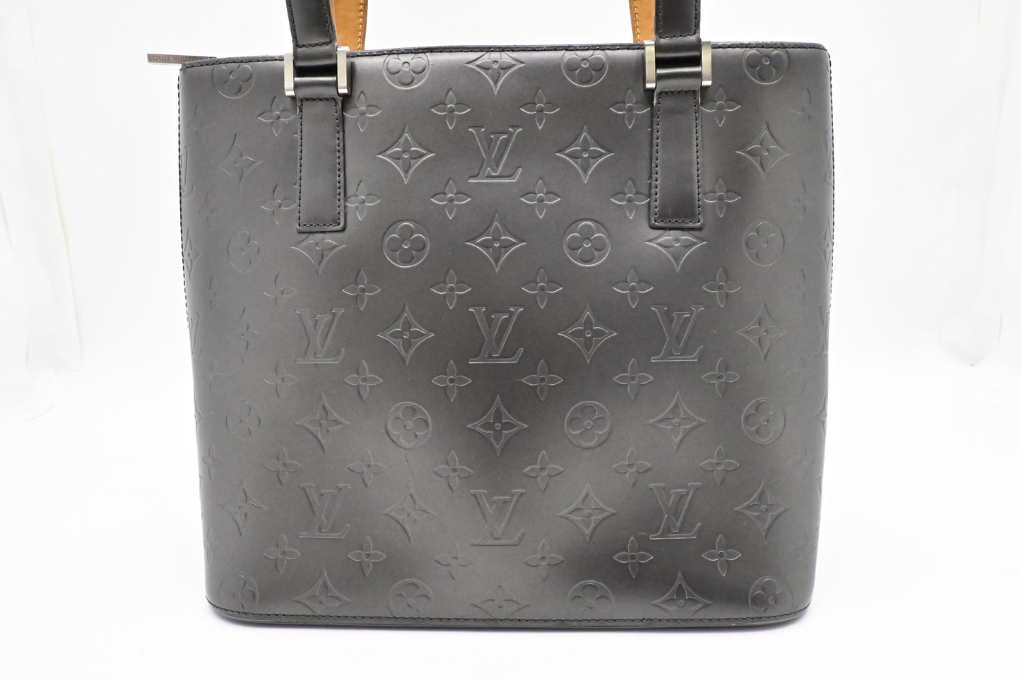 Louis Vuitton Stockton Mat Gray Canvas Handbag