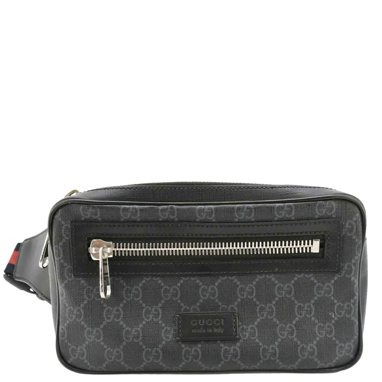 Gucci Supreme Belt Bumbag Bag Canvas Black Accessory