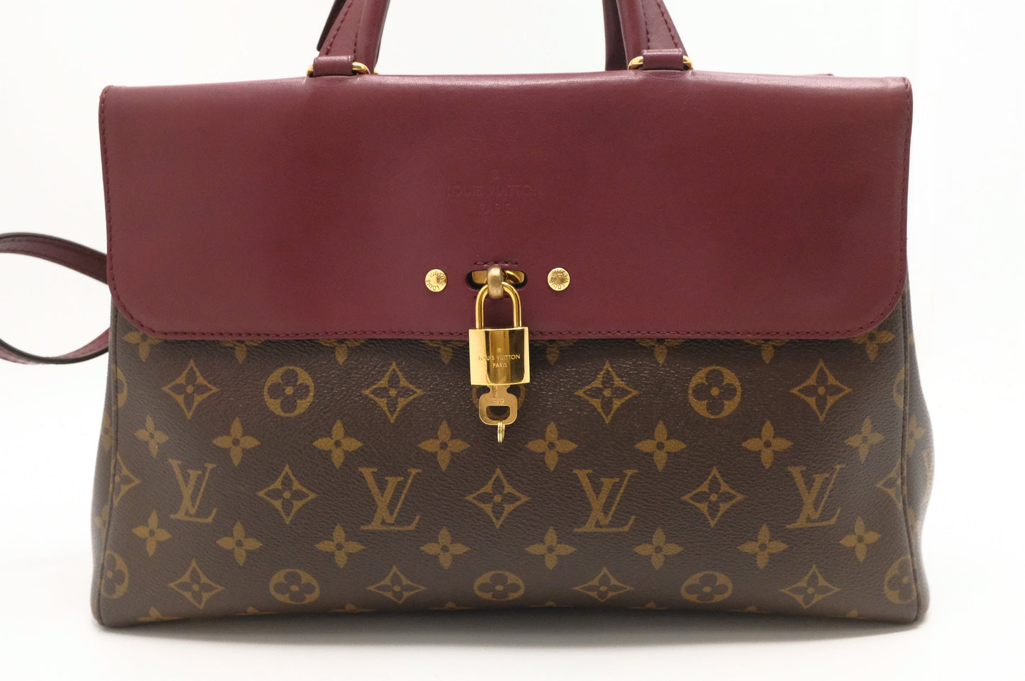 Louis Vuitton Venus Raisin Monogram Canvas Leather Handbag