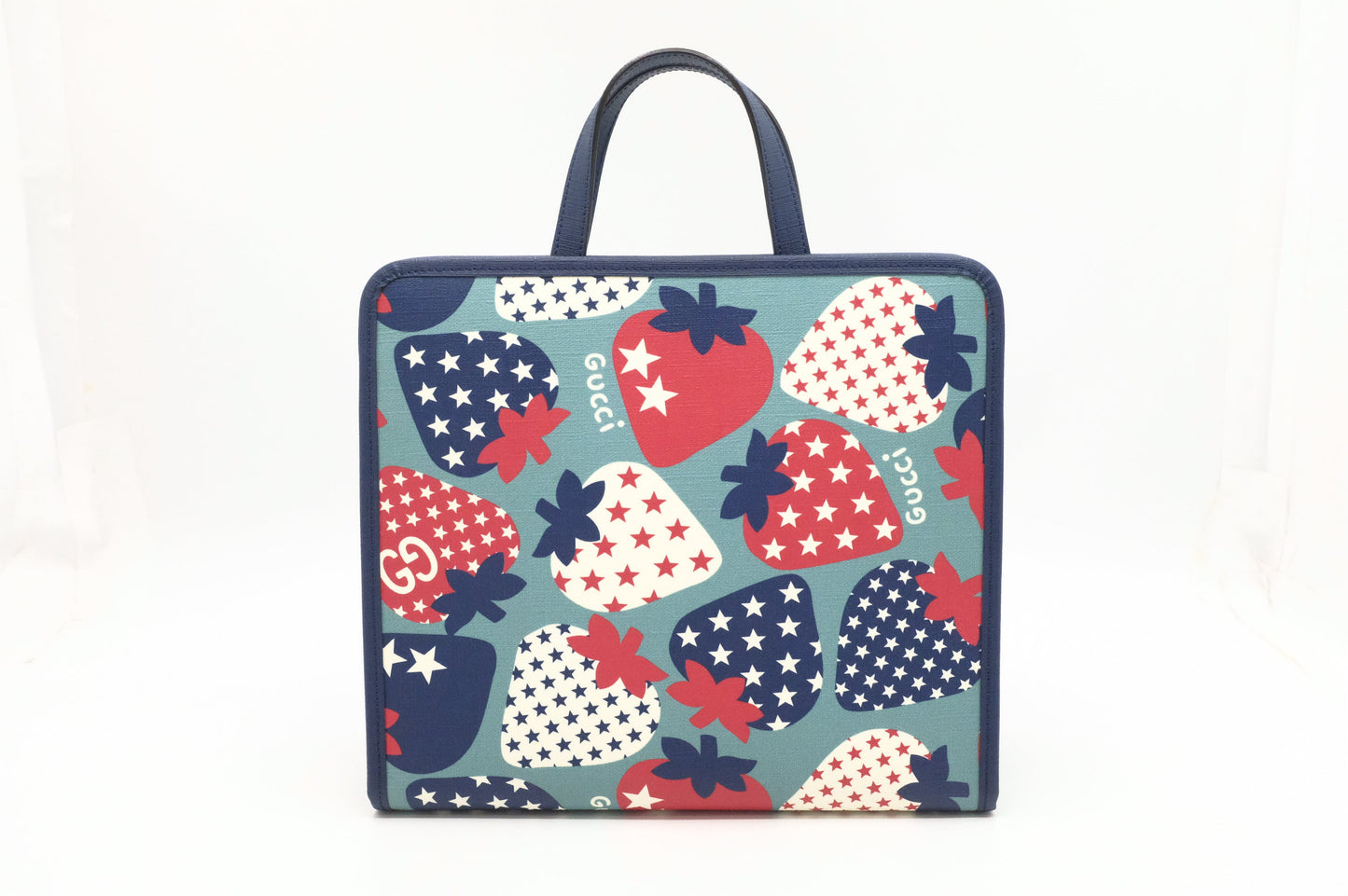 Gucci Children's Strawberry Star Coated Canvas Apparel