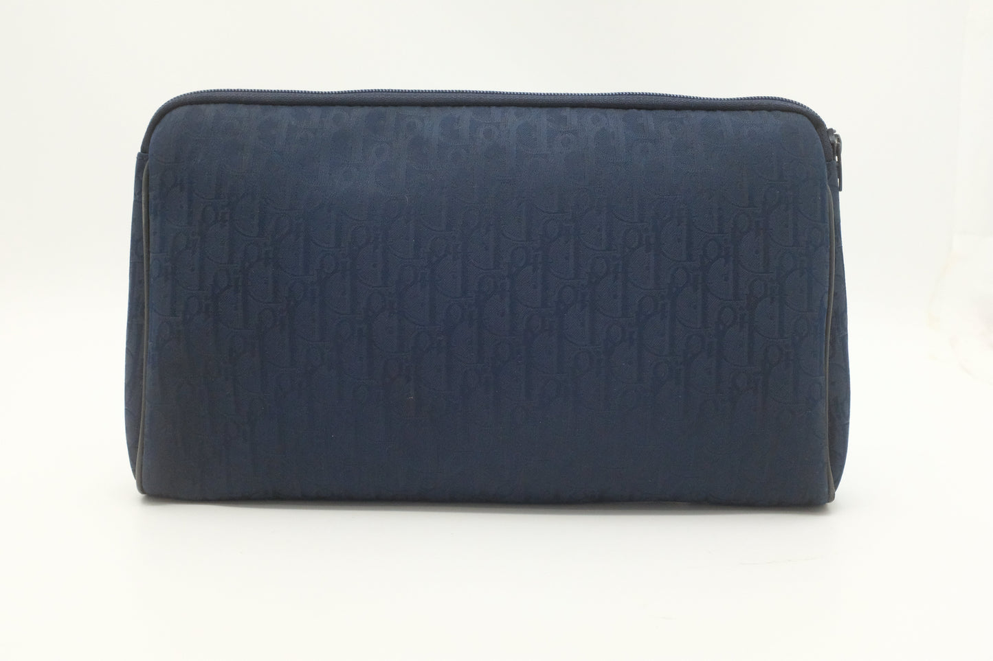 Dior Clutch In Navy Handbag Canvas Blue Clutch Bag