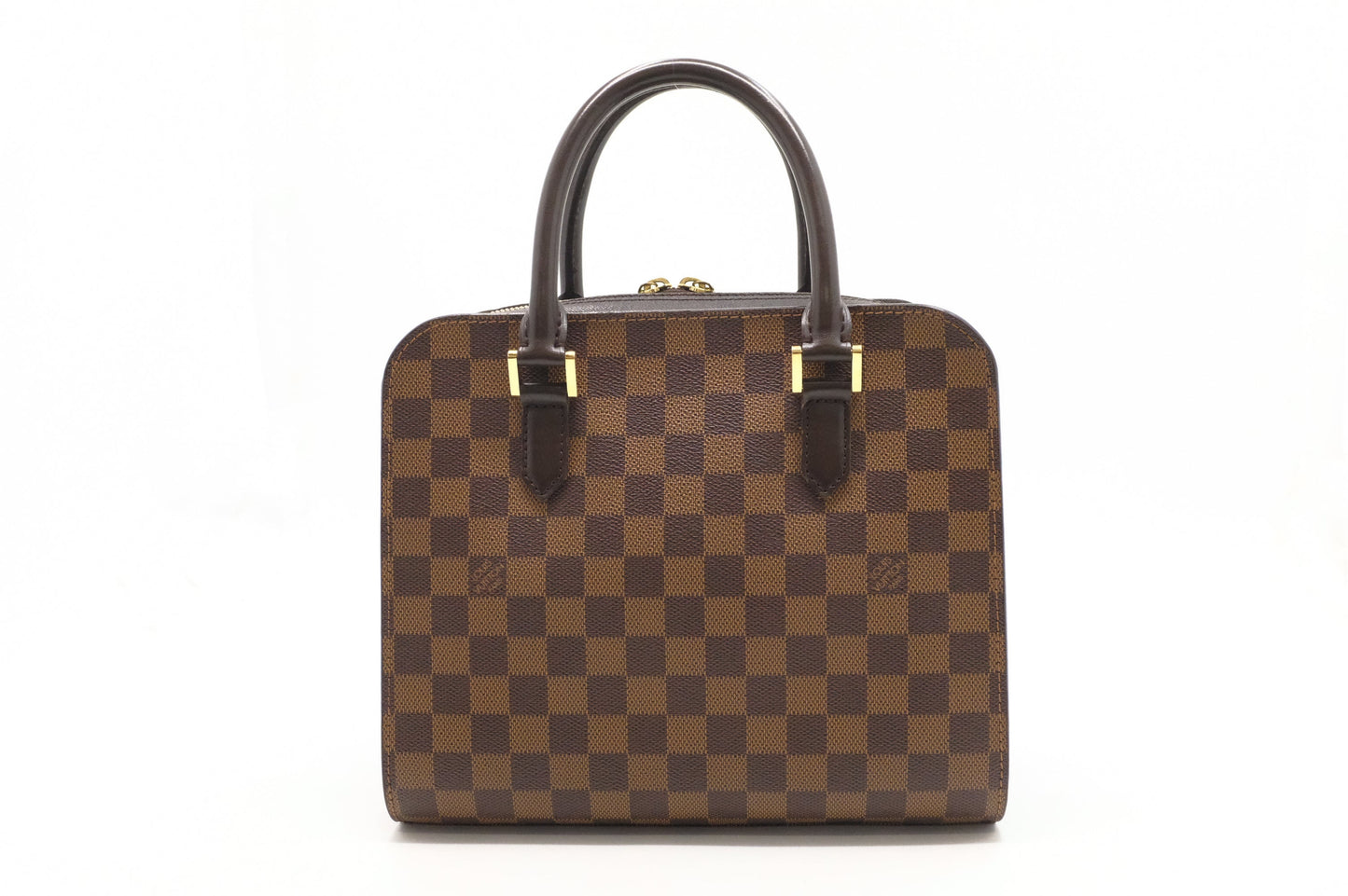 Louis Vuitton Triana Ebene Canvas Damier Handbag