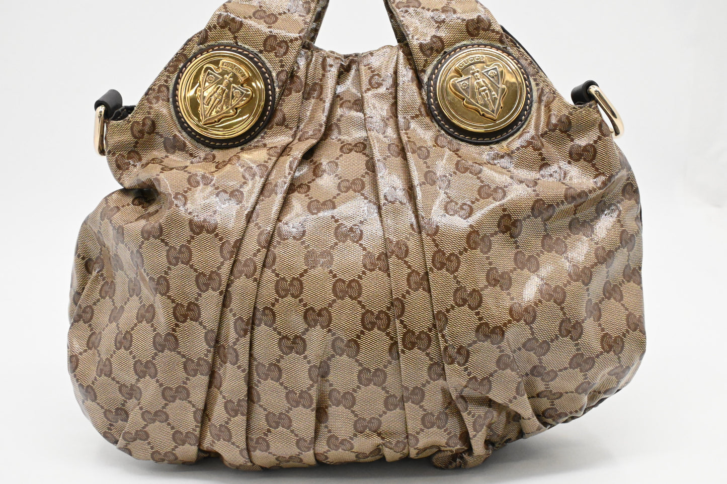 Gucci Hysteria 2way Crystal GG Canvas Handbag