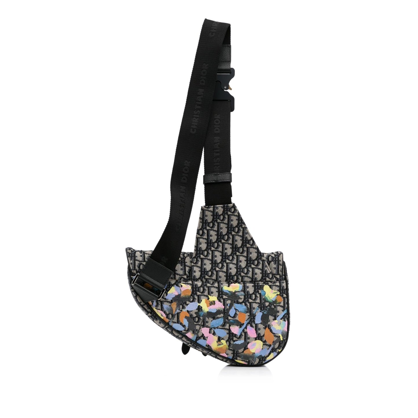 Dior Alex Foxton Oblique Saddle Crossbody Bag Shg 9Mrcrm