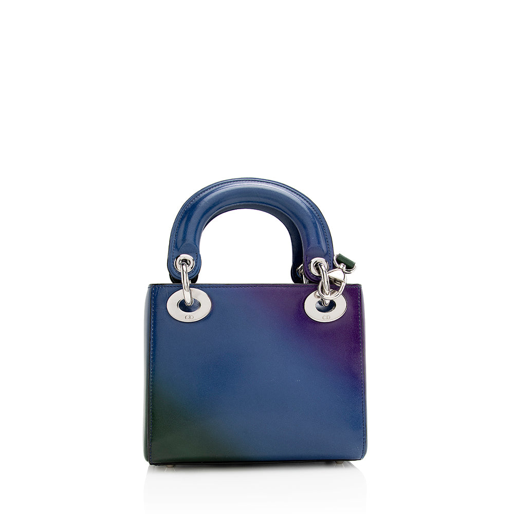 Dior Gradient Lady Tote Shf Leather Mini Tote Bag