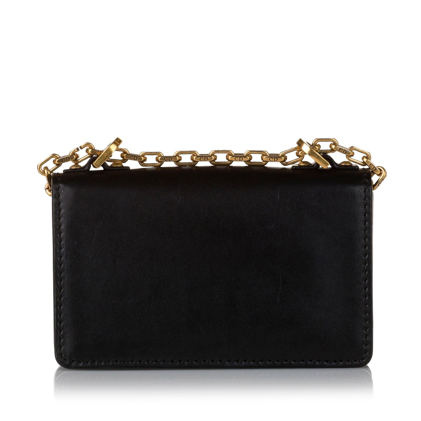 Dior Ja Bag Shg Leather Chain Flap Shoulder Bag
