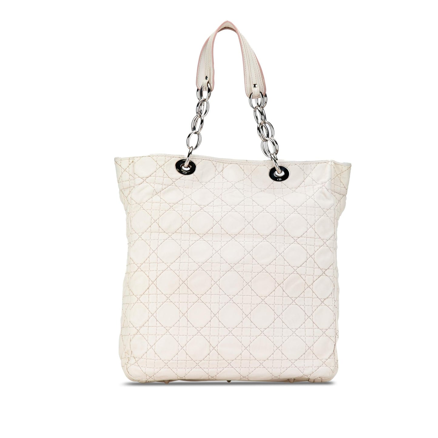 Dior Cannage Shopping Tote Shg Icewoy Lambskin Tote Bag