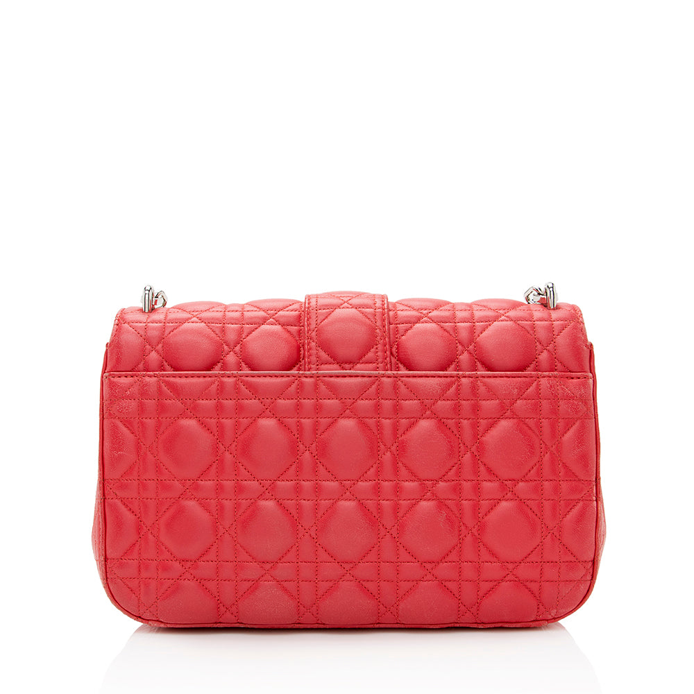 Dior Miss Bag Final Sale Shf Lambskin Medium Flap Shoulder Bag