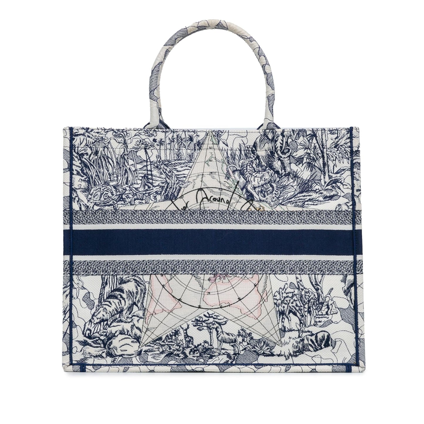 Dior Around The World Book Tote Shg Dgkn9I Large Tote Bag