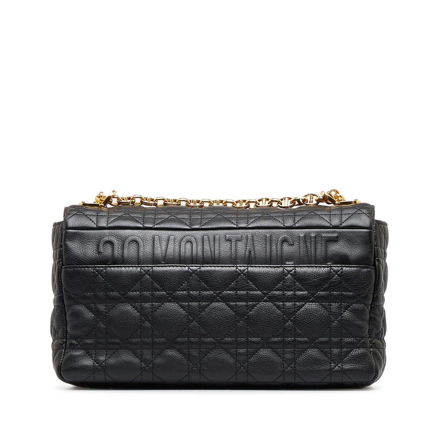 Dior Cannage Caro Shg Wqowed Crossbody Bag Large