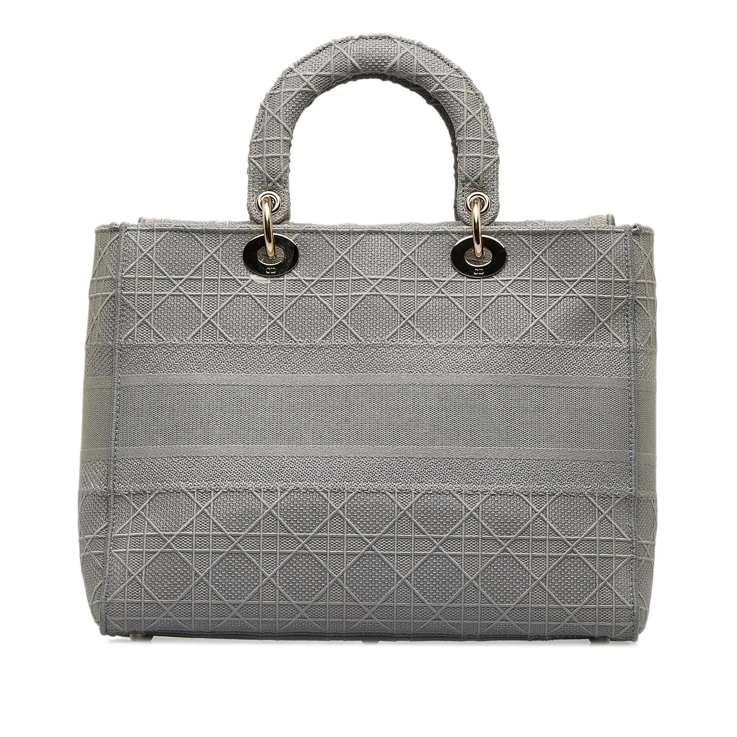 Dior Cannage Lady Lite Satchel Bag Large