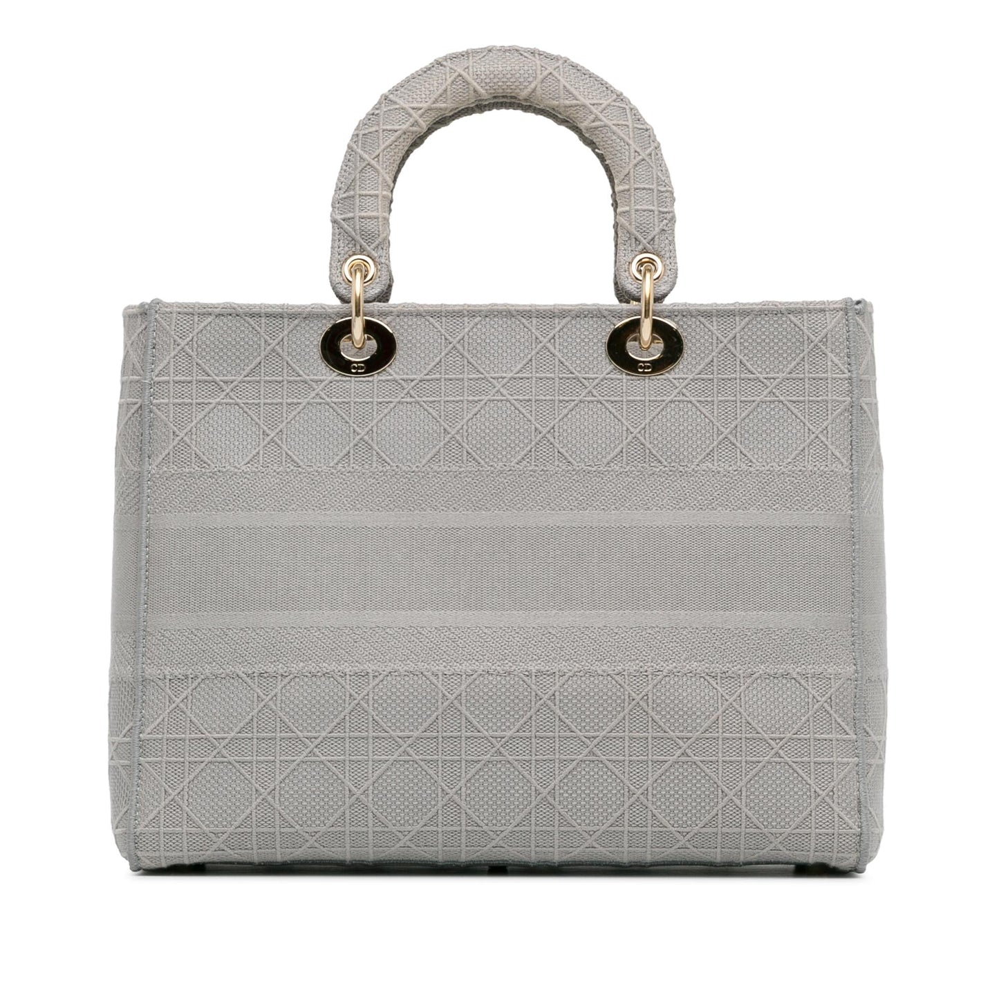 Dior Cannage Lady Lite Satchel Bag Large Lite Shg Dhyugw