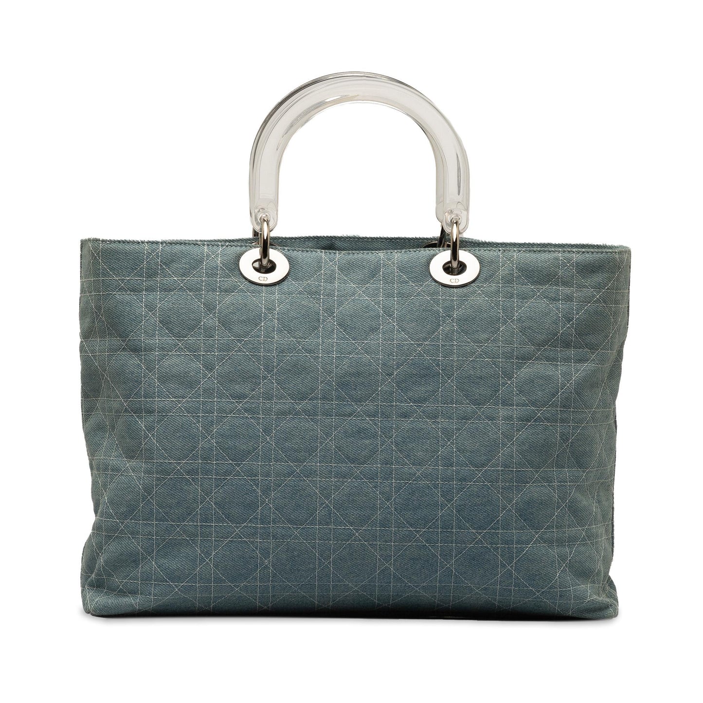 Dior Cannage Lady Shg 9O3Er7 Satchel Bag Denim Large