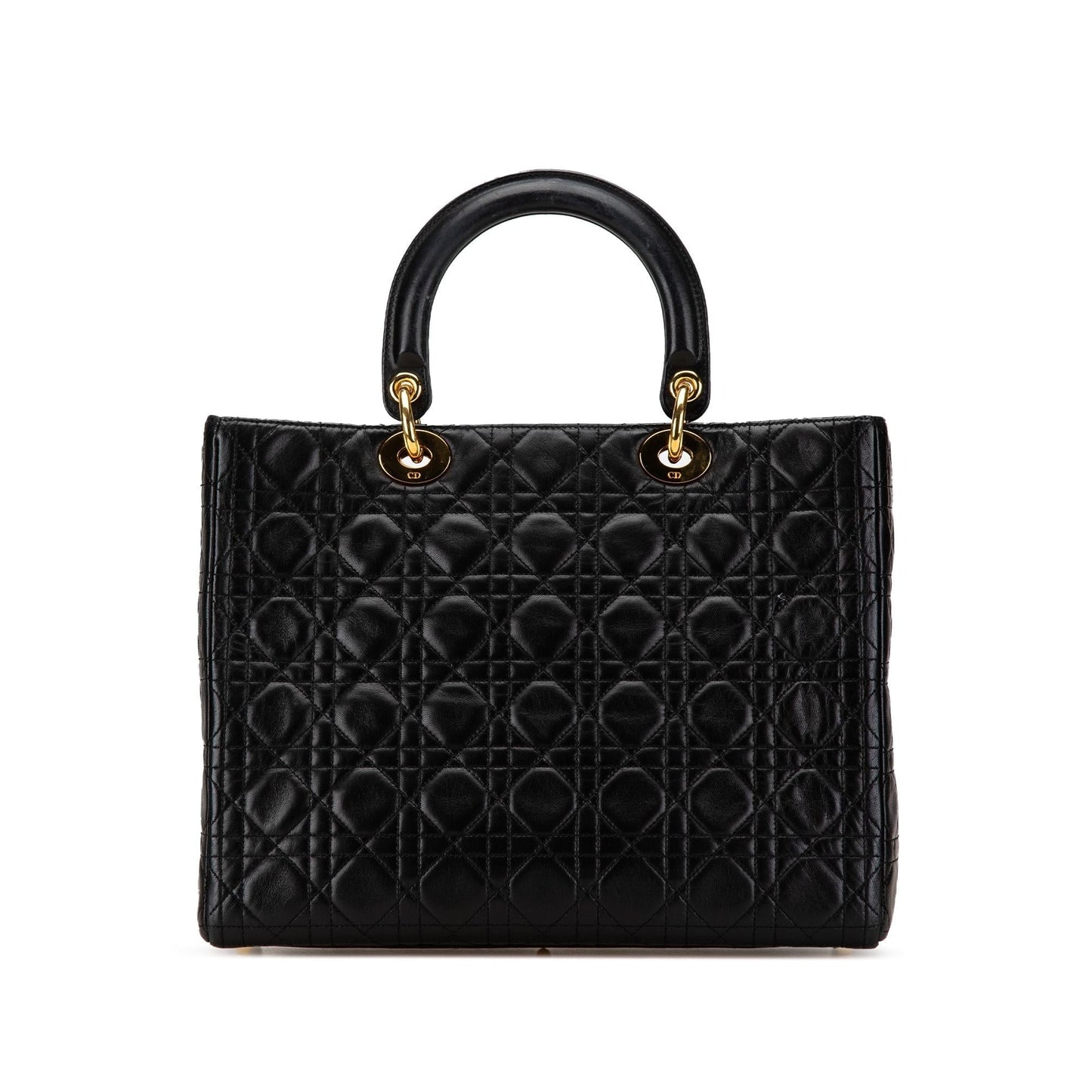 Dior Cannage Lady Shg 04Veqj Satchel Bag Lambskin Large