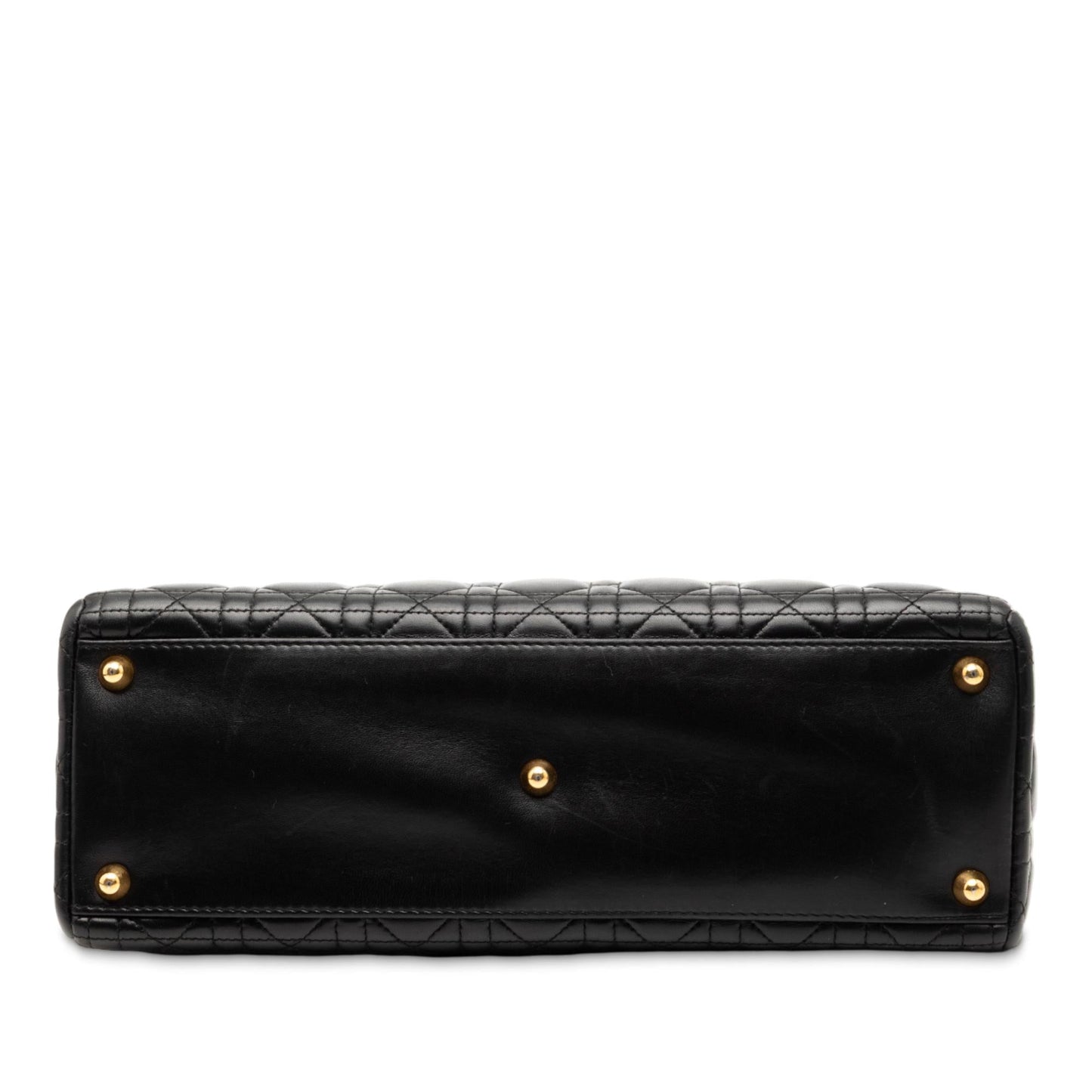 Dior Cannage Lady Satchel Bag Lambskin Large Lady Dior 9