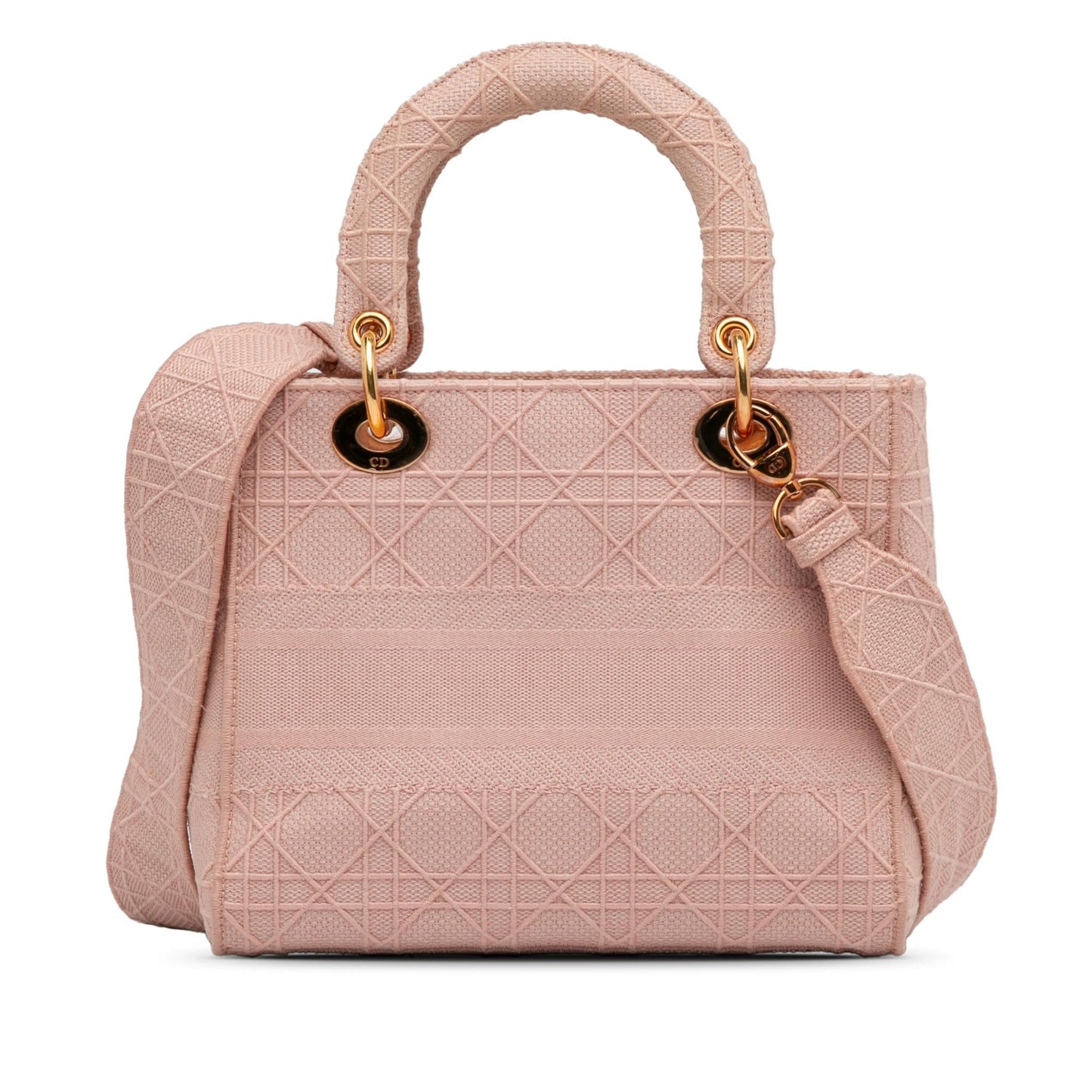 Dior Cannage Lady Lite Shg 7Llors Satchel Bag Medium