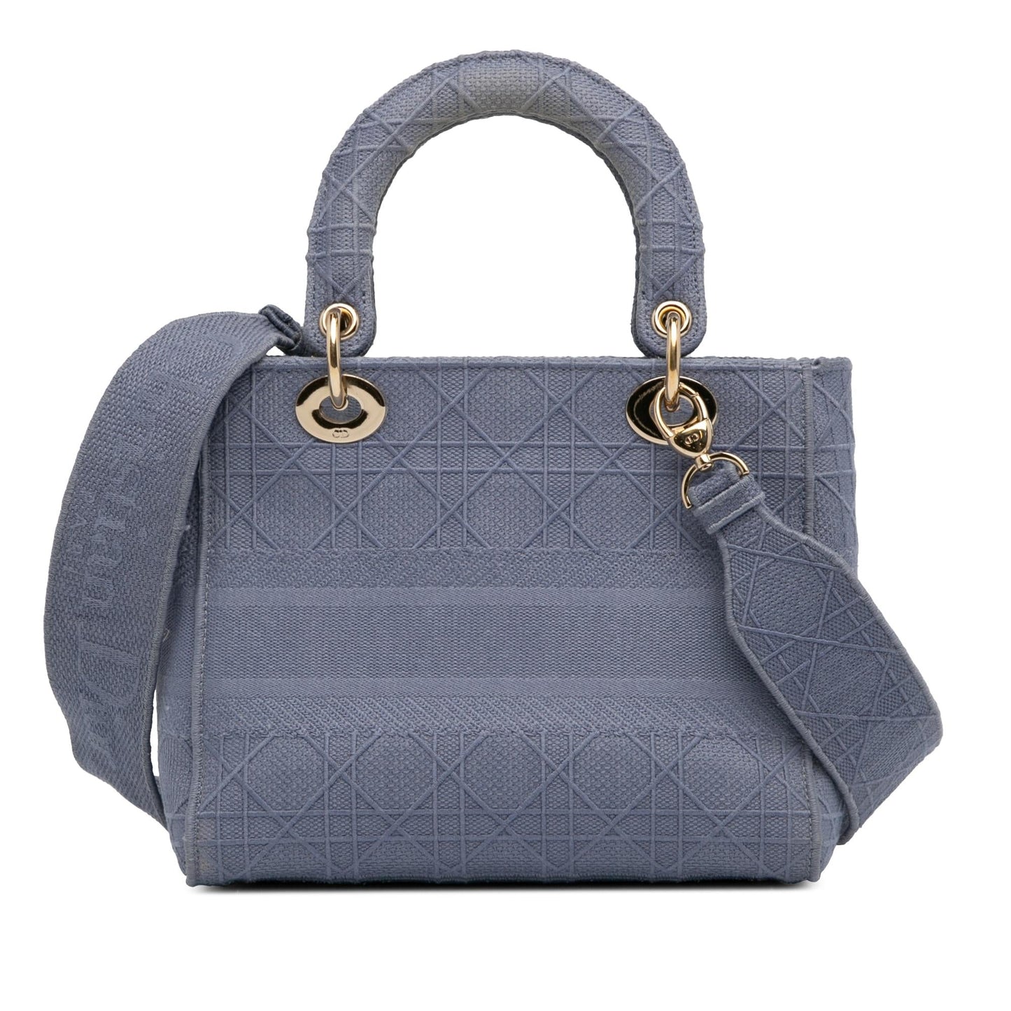 Dior Cannage Lady Lite Satchel Bag Medium D Lite 1