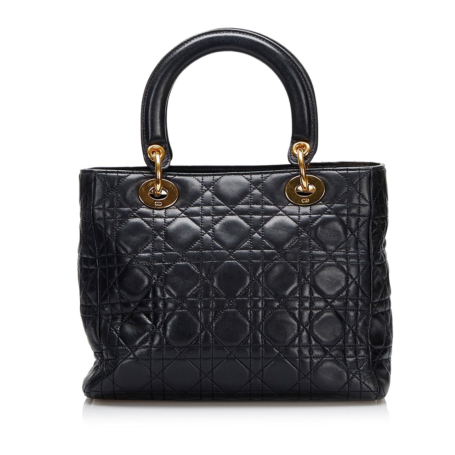 Dior Cannage Lady Shg Tkidzf Satchel Bag Medium