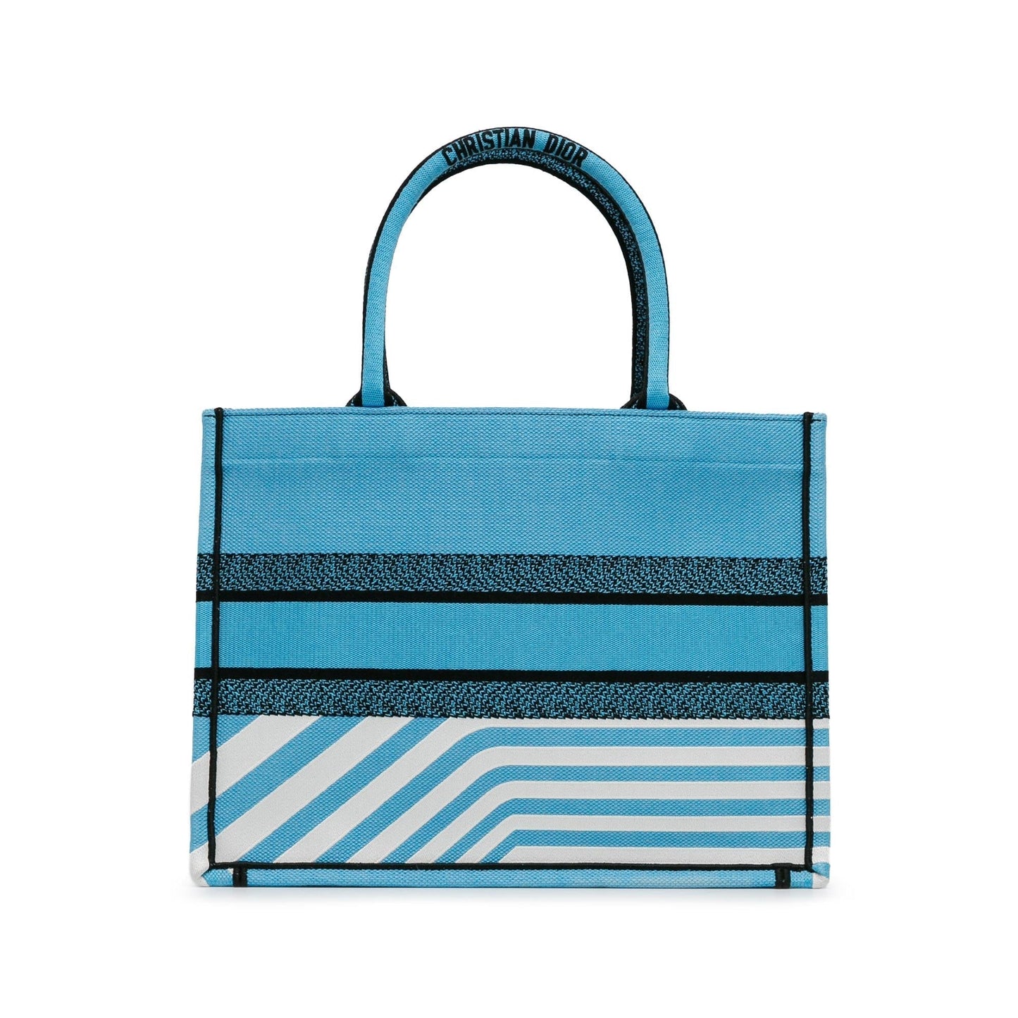 Dior Zebra Jungle Pop Book Tote Canvas Medium Embroidered Tote Bag Book Tote 1