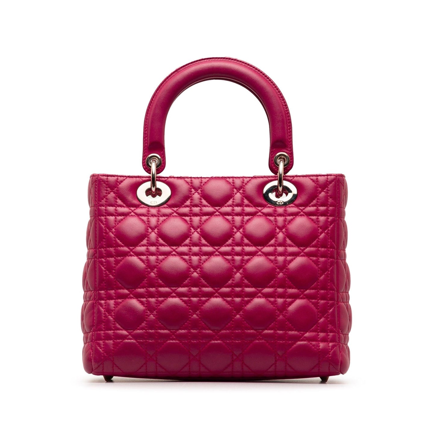 Dior Cannage Lady Shg B9Mfby Satchel Bag Lambskin Medium