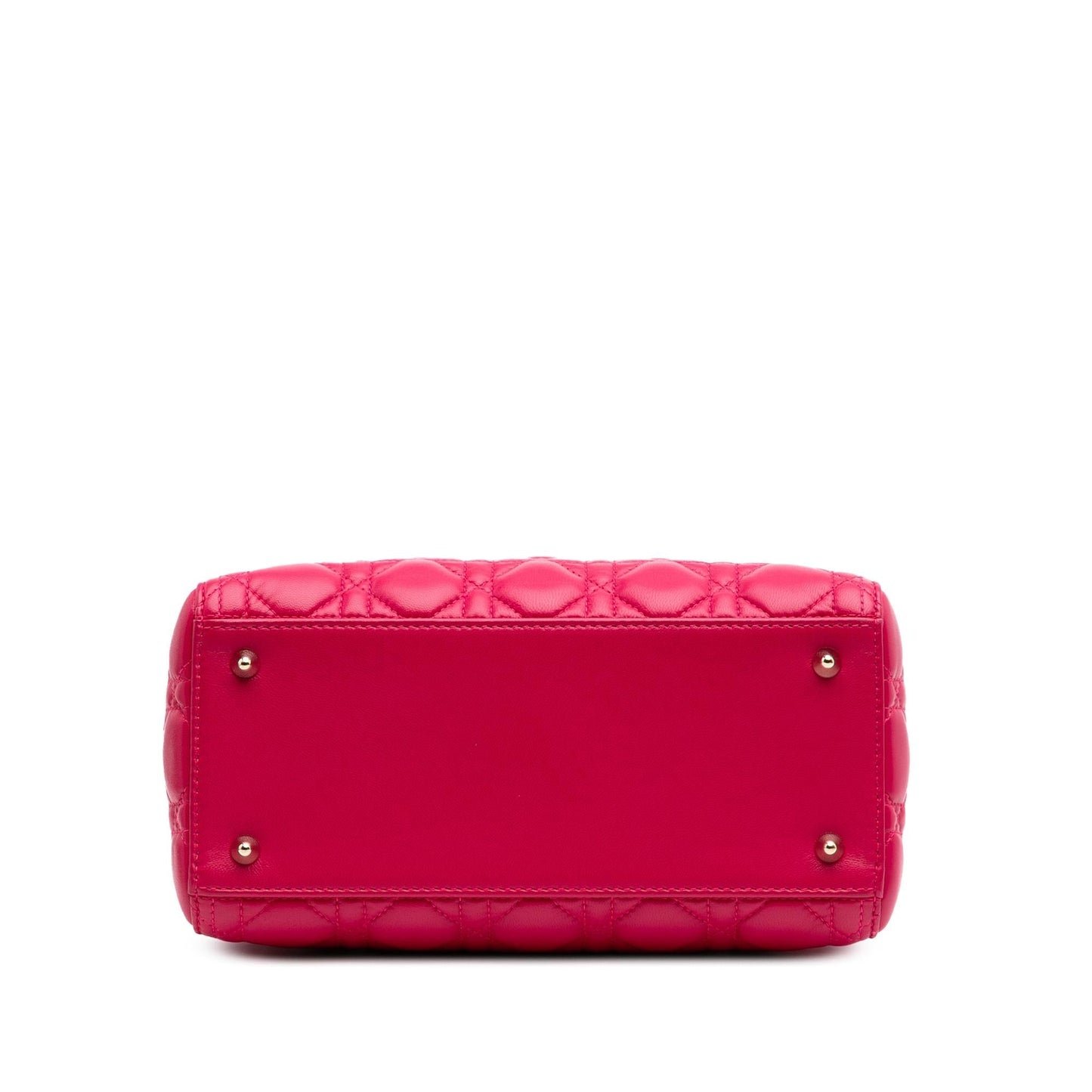 Dior Cannage Lady Satchel Bag Lambskin Medium Lady Dior 5