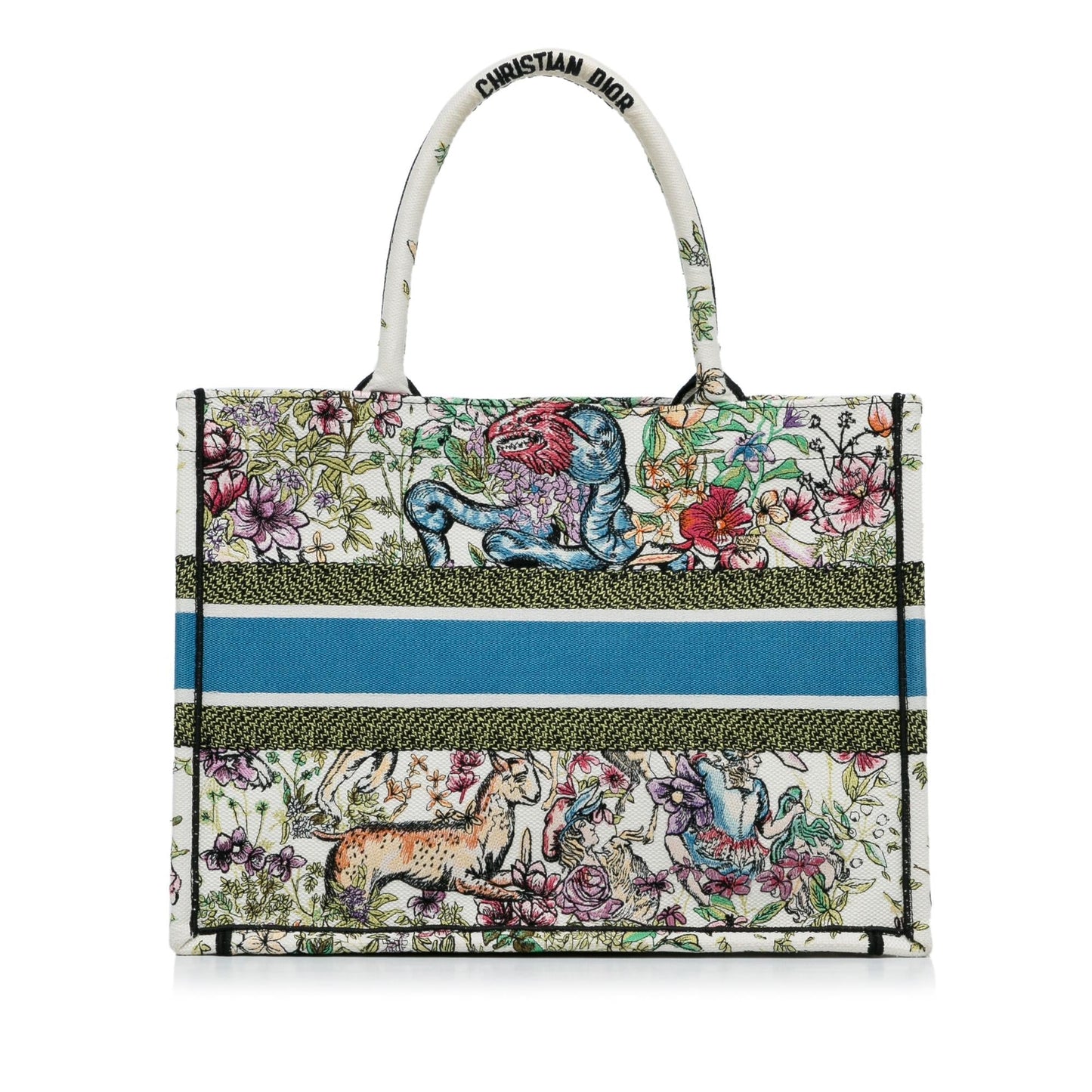 Dior Latte Constellation Book Tote Shg Bjecva Multicolor Medium Tote Bag